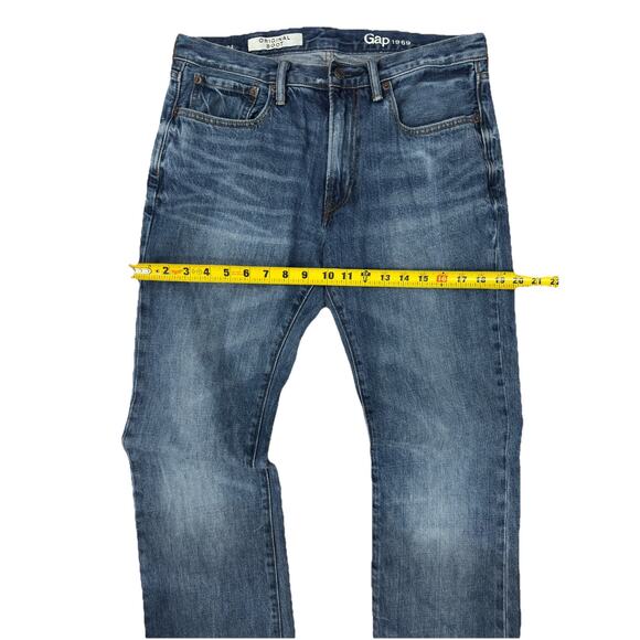 Gap 1969 Original Bootcut 32 x 34 90s Grunge y2k Distressed Denim Jeans - Picture 6 of 9